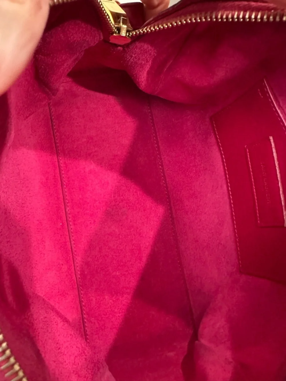 Saint Laurent Baby Duffle Pink Leather Crossbody Bag YSL Mini Boston - Picture 13 of 16